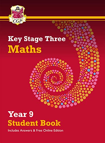 KS3 Maths Year 9 Student Book - with answers & Online Edition (CGP KS3 Textbooks) von Coordination Group Publications Ltd (CGP)